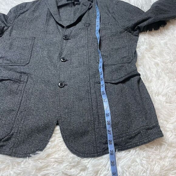 Banana Republic Jacket Blazer Modern Slim Fit Mens Size 44 R/S Grey Pockets - Picture 7 of 9